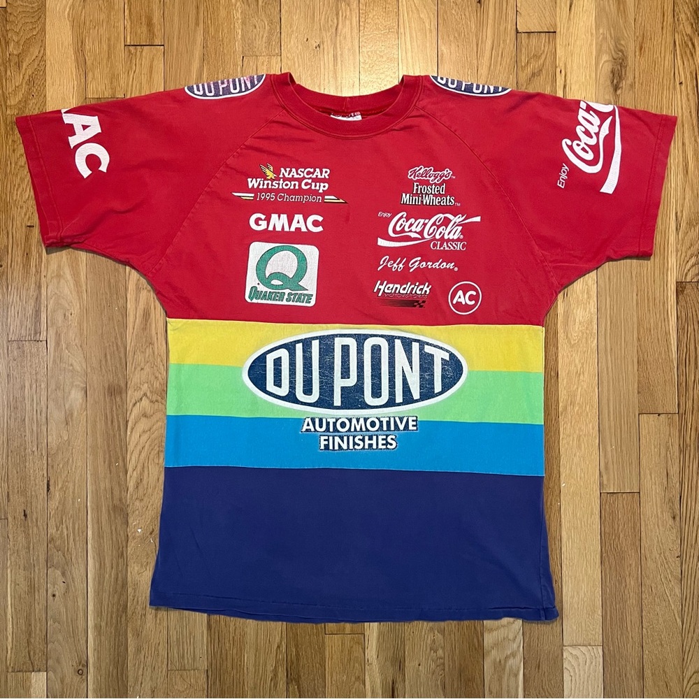 Vintage Chase Racewear Jeff Gordon #24 Multicolor T Shirt XL